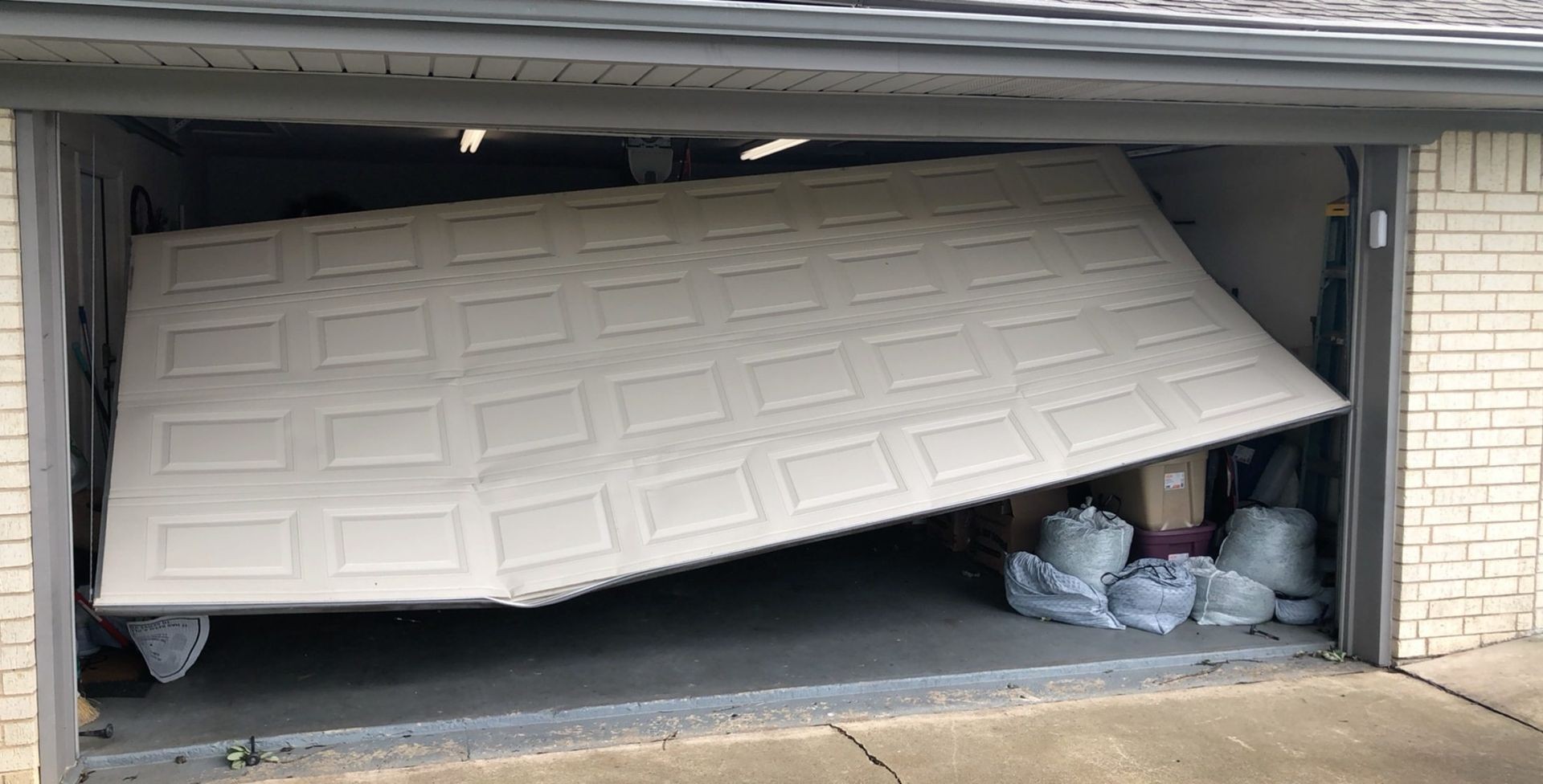 Garage Door Off Track Repair And Fix